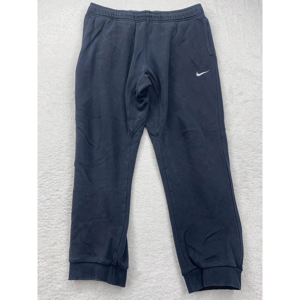 VTG Nike Jogger Sweatpants Mens XL Pocket Embroidered Swoosh Blue Tag 90s